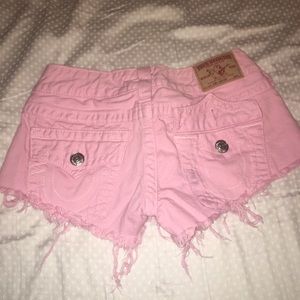 True Religion crop shorts